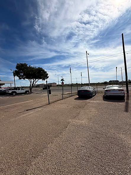 Cleared lot with trees